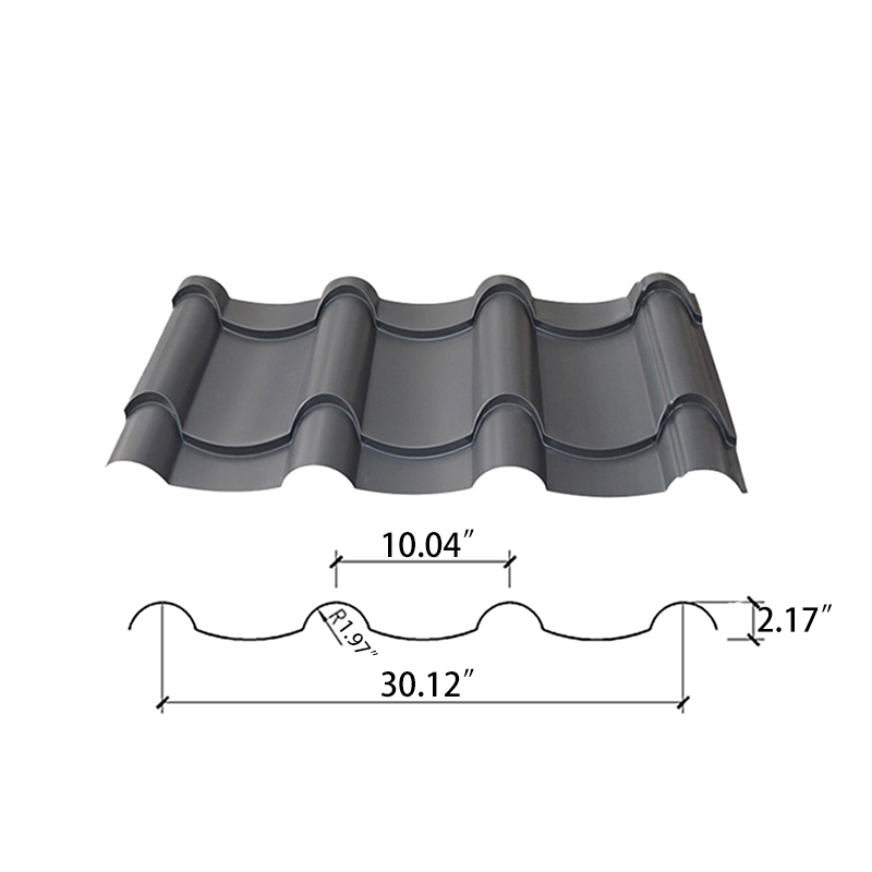 765 Model Wave metal roofing tiles 765 Model Wave metal roofing tiles